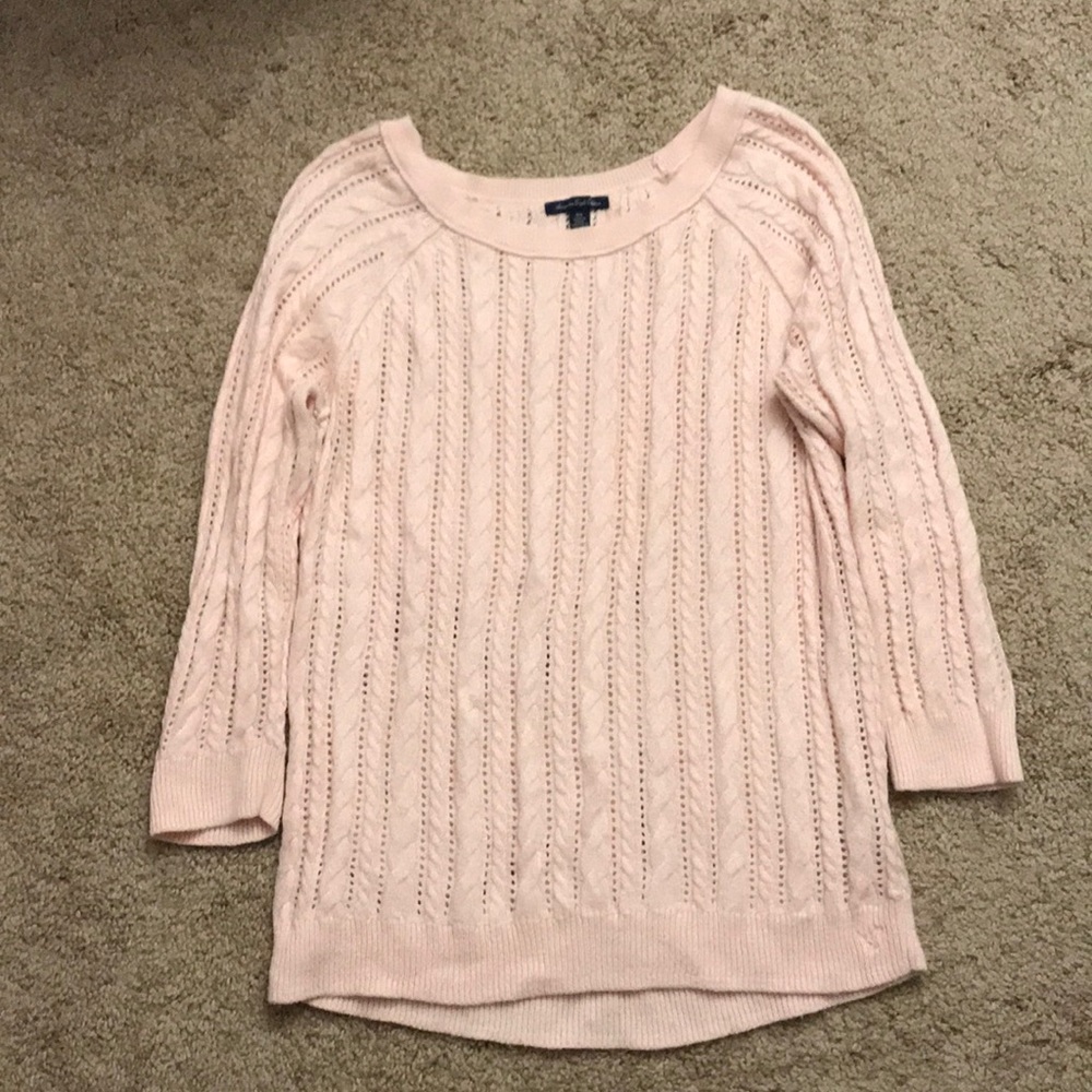 AE cable knit sweater
